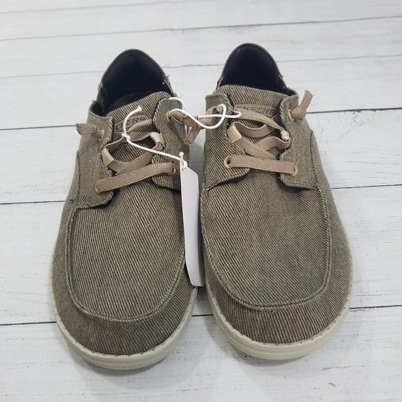 Skechers Melson Canvas Slip On Memory Foam Shoes Mens Size 8 main image 6